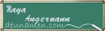 Maya Angermann Visitenkarte